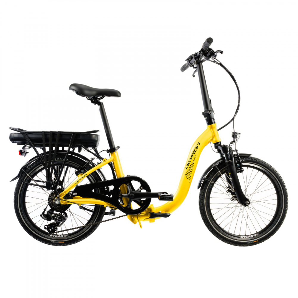 Bicicleta Electrica Pliabila Devron 20122 - 20 Inch, S, Galben [1]