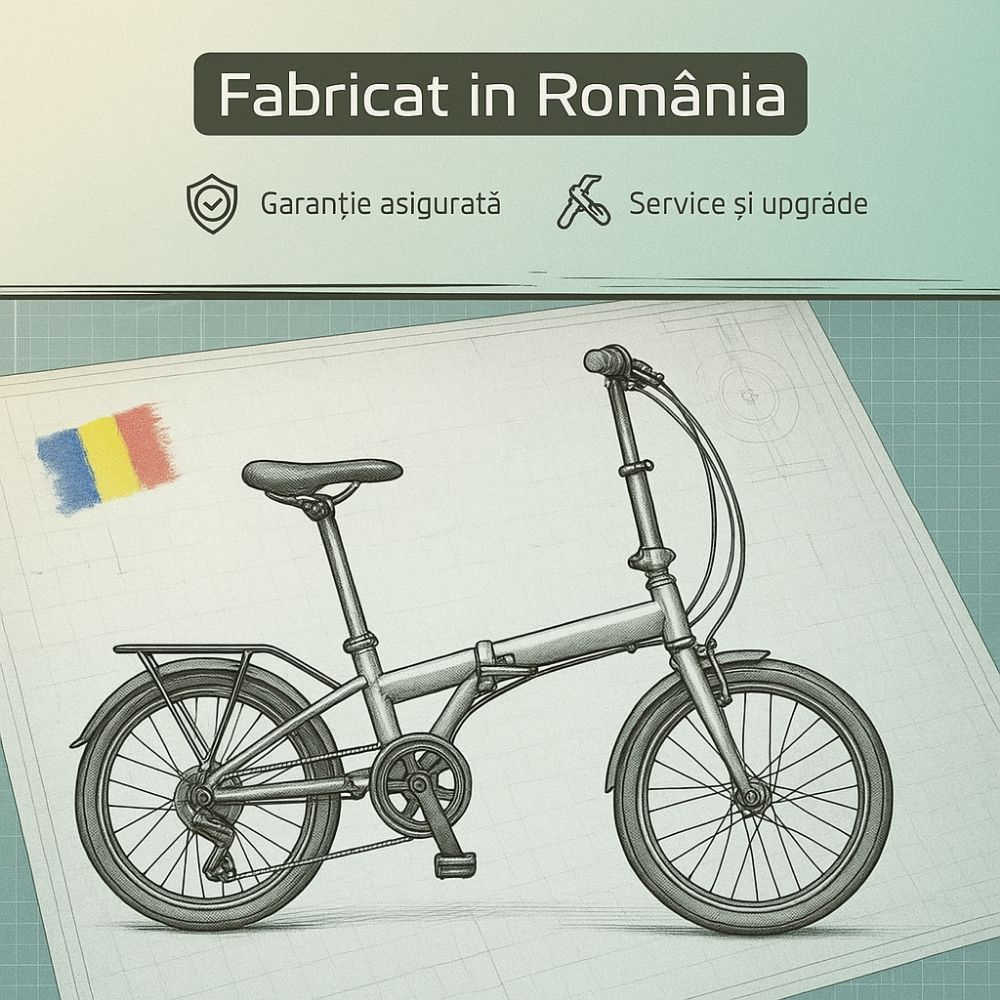 Bicicleta Electrica Pliabila Devron 20122 - 20 Inch, S, Galben [5]