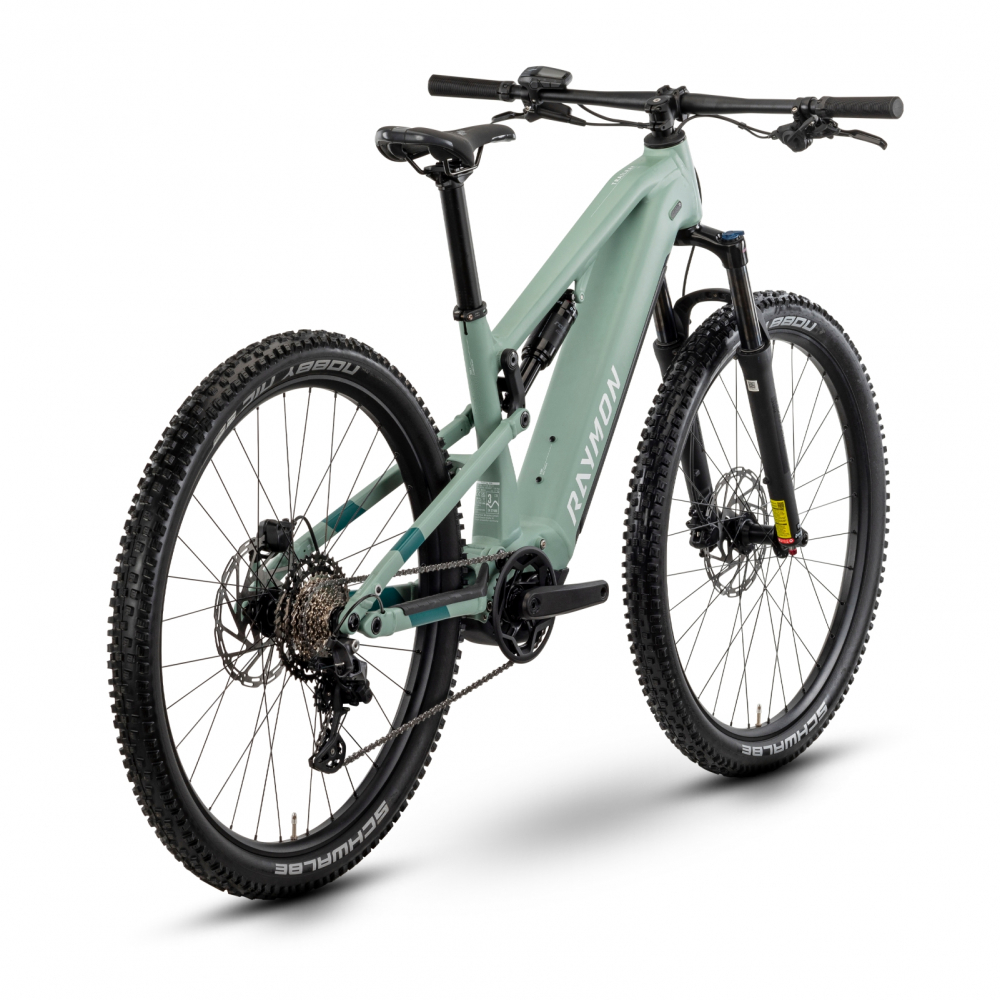Bicicleta Electrica Raymon Full Suspension Trailray 120 2025 - 29 Inch, L, Verde - Deore LG [3]