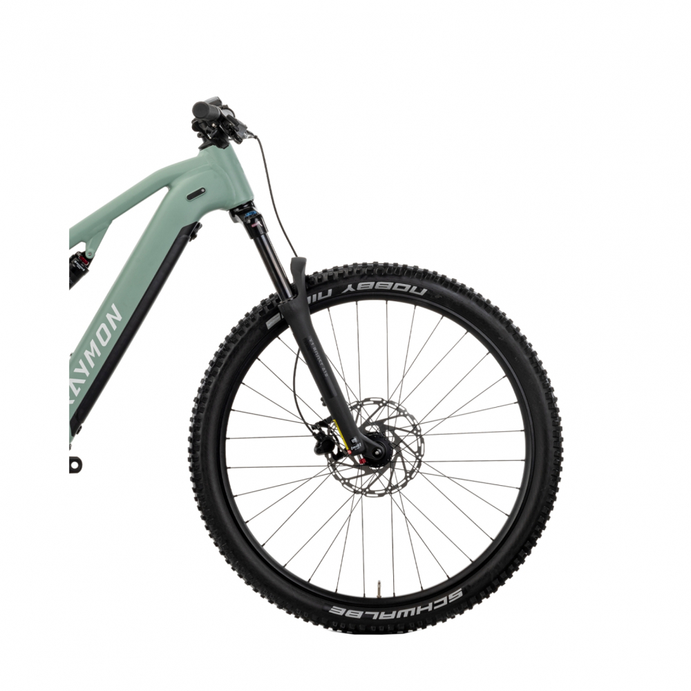 Bicicleta Electrica Raymon Full Suspension Trailray 120 2025 - 29 Inch, L, Verde - Deore LG [5]