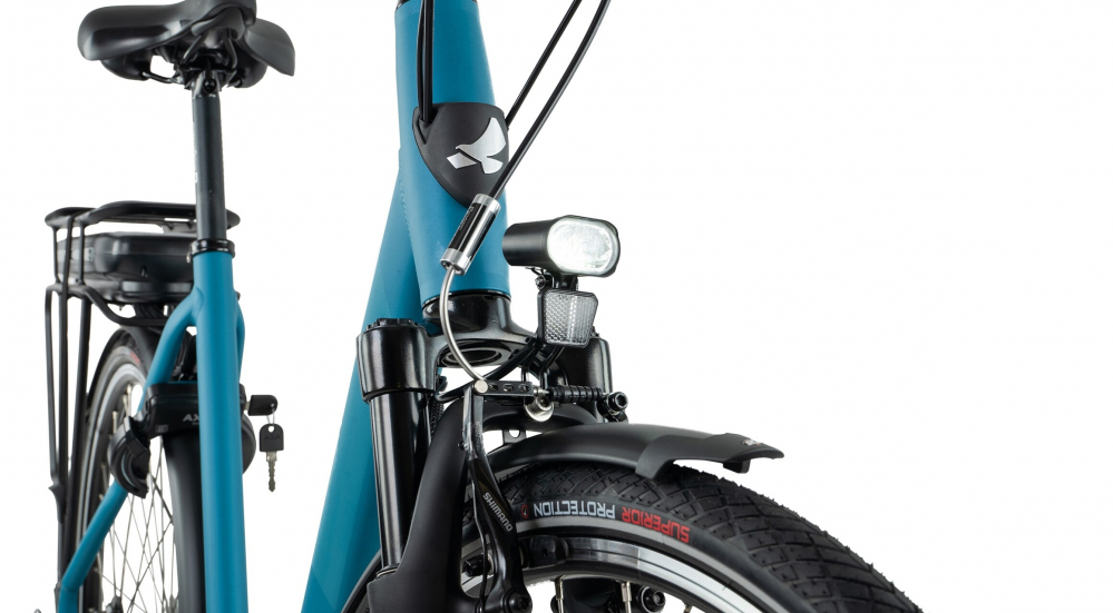 Bicicleta Electrica Stella Livorno Dama FDST RTE 2.1 - 28 Inch, L, Albastru [5]