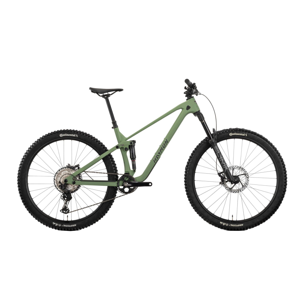 Bicicleta Full Suspension Raymon Rokua 150 Pro 2025 - 29 Inch, S, Verde - XT [1]
