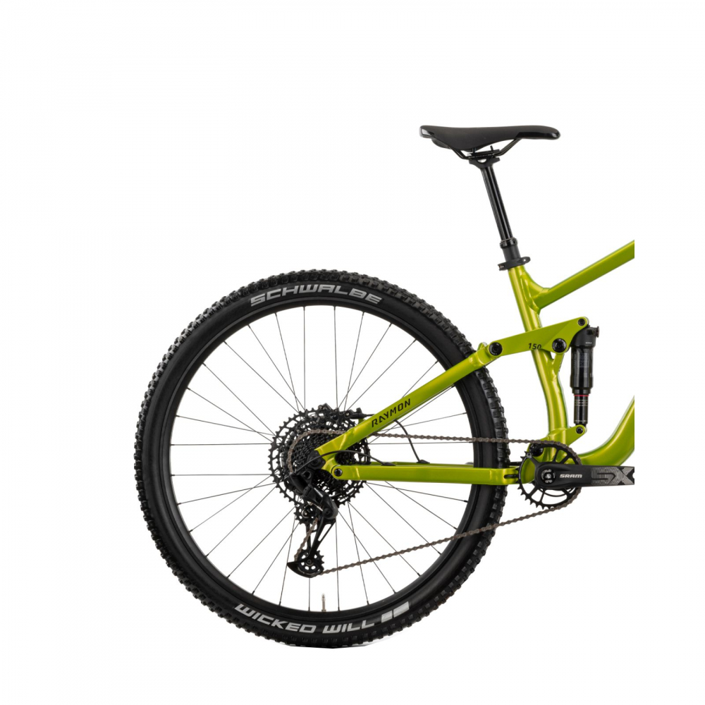 Bicicleta Full Suspension Raymon Yara 150 Pro 2025 - 29 Inch, M, Verde Neon - SX [4]