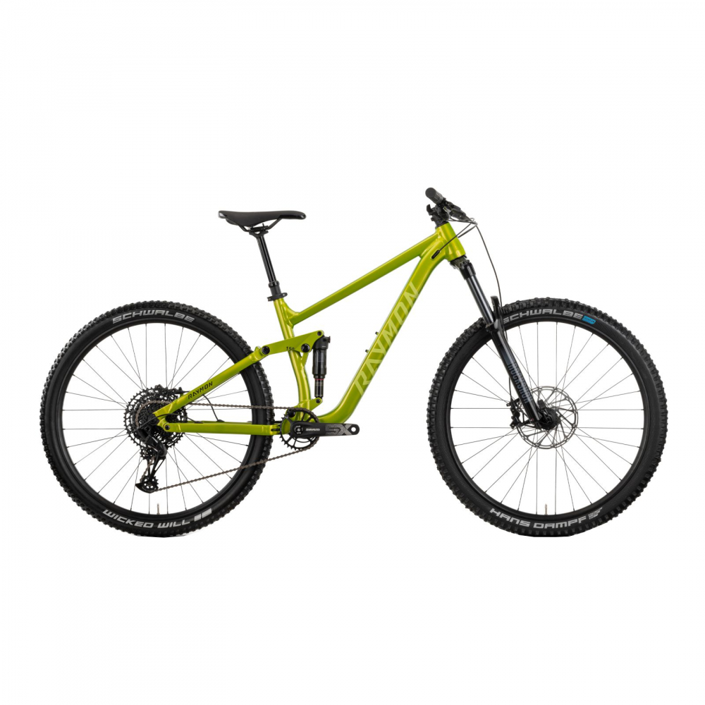 Bicicleta Full Suspension Raymon Yara 150 Pro 2025 - 29 Inch, M, Verde Neon - SX [1]