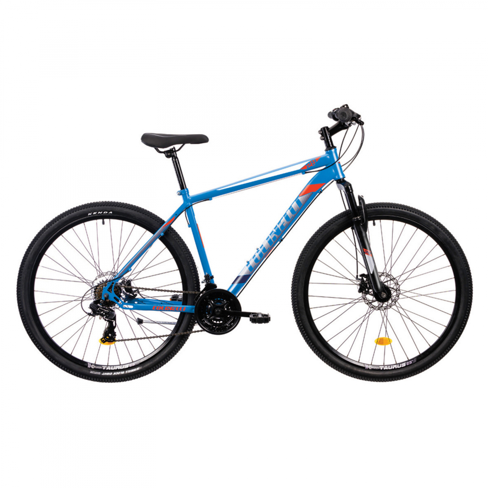 Bicicleta MTB Colinelli COL05, Marimea M, 29 inch, Albastru, Schimbator Shimano, 21 Viteze, Cadru Otel, Frane pe Disc [2]