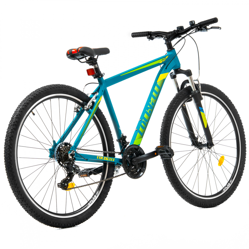 Bicicleta MTB Colinelli COL23, Marimea M, 29 inch, Verde, Schimbator Shimano ST-EF500, 21 Viteze, Cadru Aluminiu, Frane V - Brake [3]