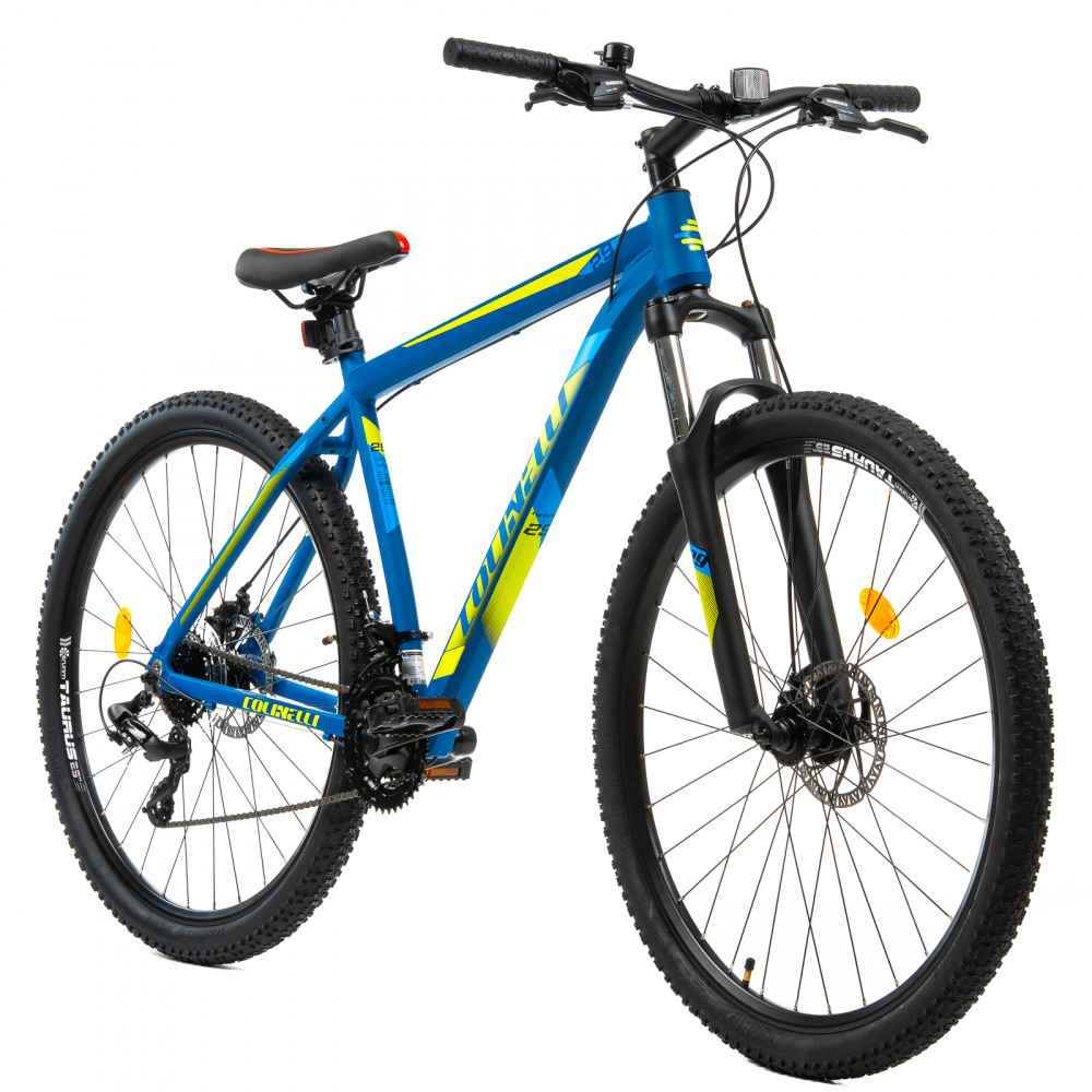 Bicicleta MTB Colinelli COL25, Marimea L, 29 inch, Albastru, Schimbator Shimano ST-EF500 EZ-FIRE PLUS, 24 Viteze, Cadru Aluminiu, Frane pe Disc [2]