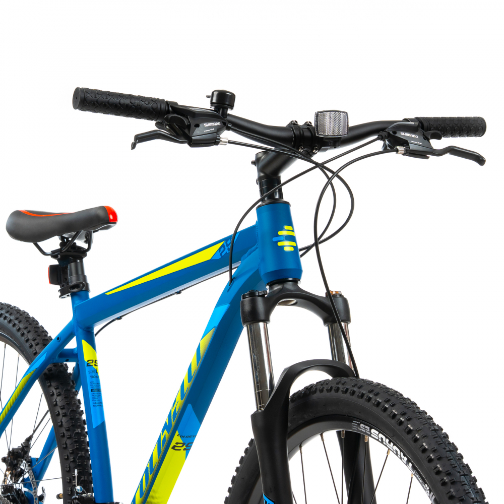 Bicicleta MTB Colinelli COL25, Marimea L, 29 inch, Albastru, Schimbator Shimano ST-EF500 EZ-FIRE PLUS, 24 Viteze, Cadru Aluminiu, Frane pe Disc [5]