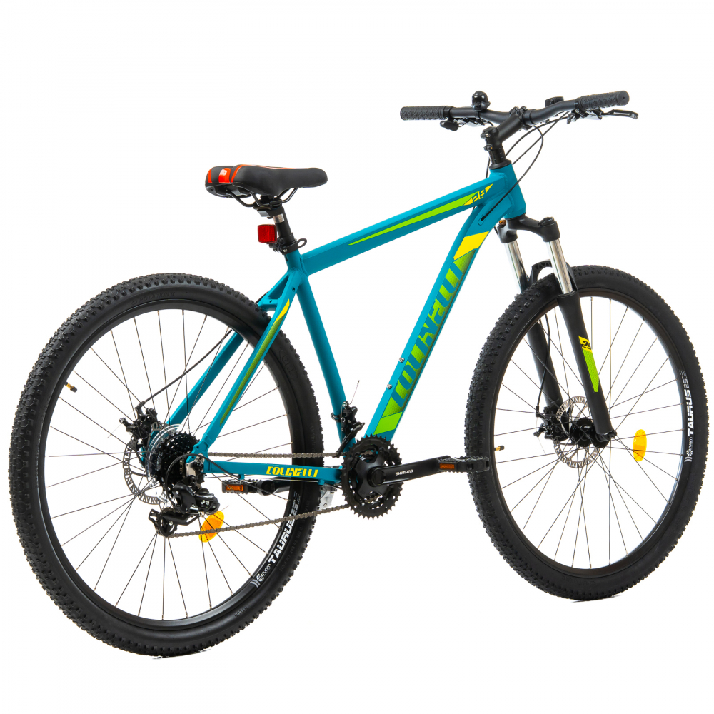 Bicicleta MTB Colinelli COL25, Marimea M, 29 inch, Verde, Schimbator Shimano ST-EF500 EZ-FIRE PLUS, 24 Viteze, Cadru Aluminiu, Frane pe Disc [3]