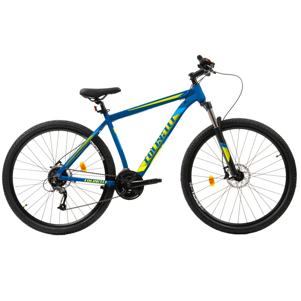 Bicicleta MTB Colinelli COL27, Marimea M, 29 inch, Albastru, Schimbator Shimano Altus, 24 Viteze, Cadru Aluminiu, Frane pe Disc [1]