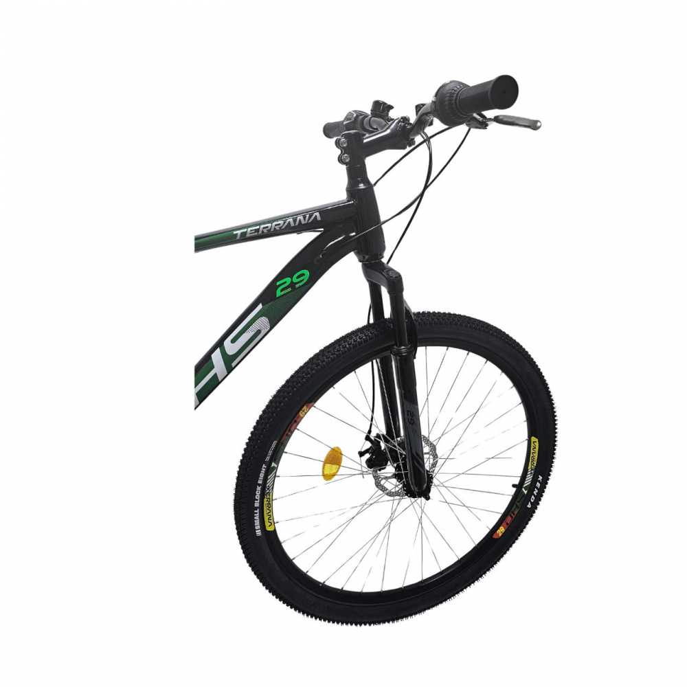 Bicicleta Mtb Dhs 2905 - 29 inch, M, Negru-Verde [5]