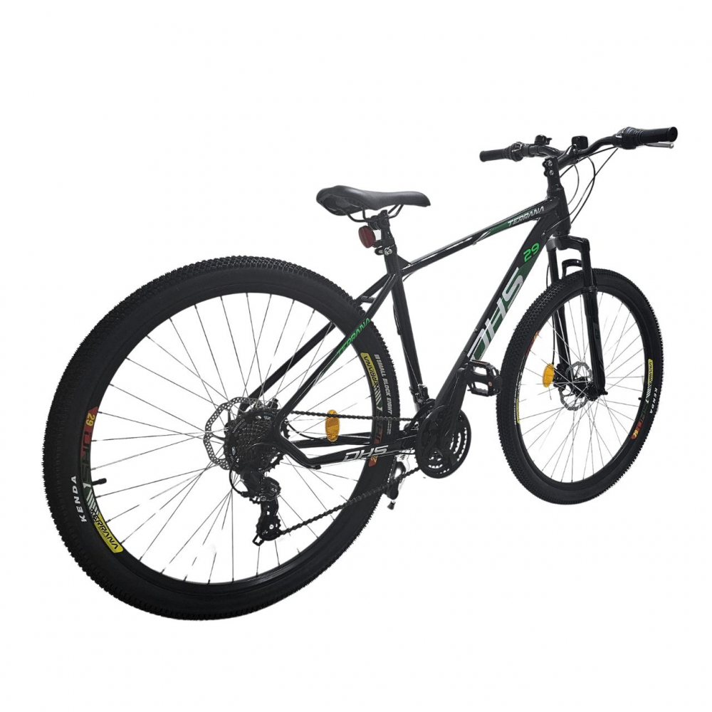 Bicicleta Mtb Dhs 2905 - 29 inch, M, Negru-Verde [3]