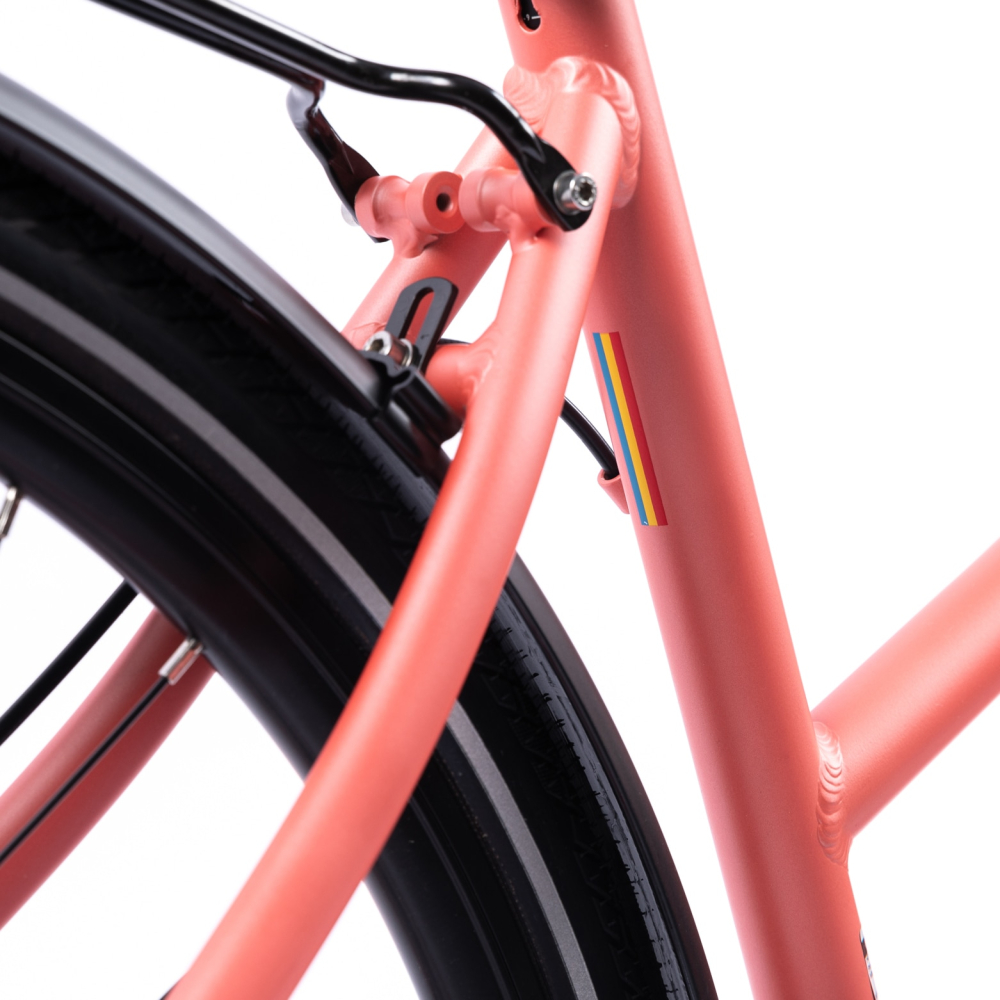 Bicicleta Oras Pegas Hoinar - 28 inch, M, Roz [5]