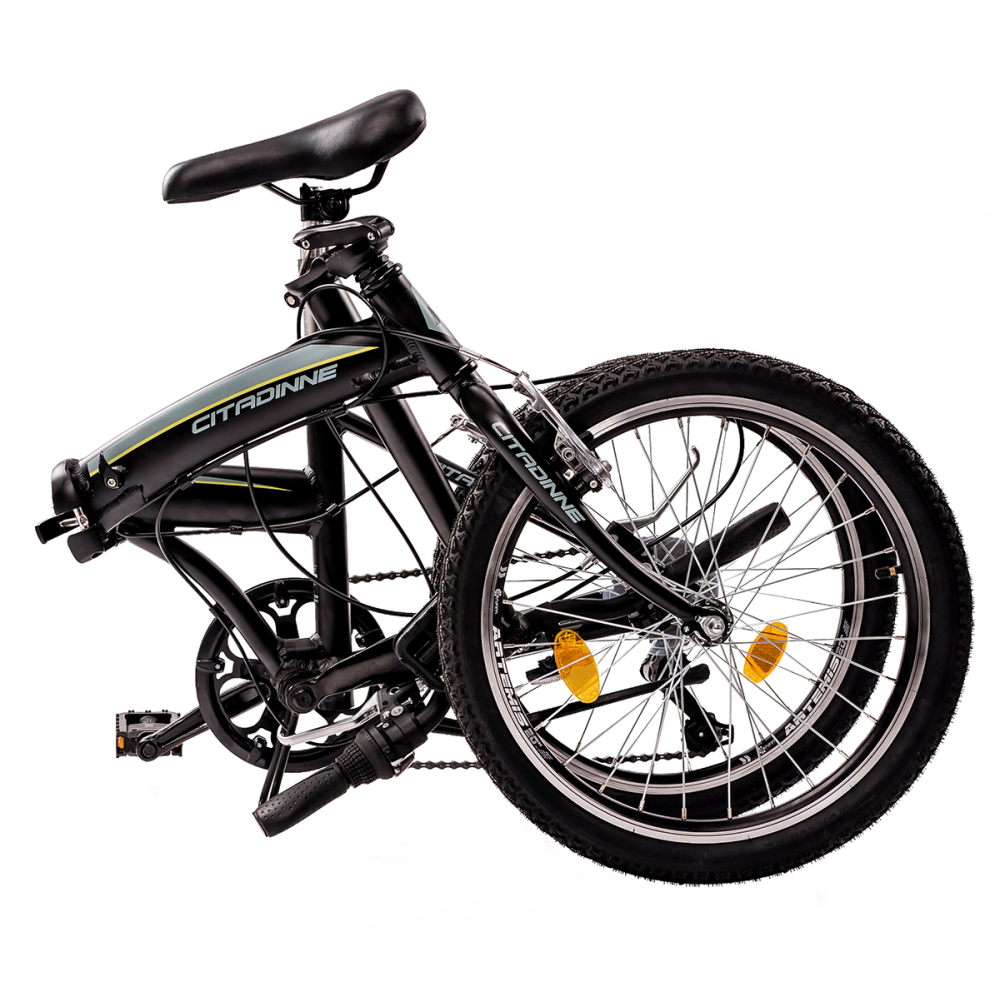 Bicicleta Pliabila Dhs 2095 2022 - 20 Inch, Negru [4]