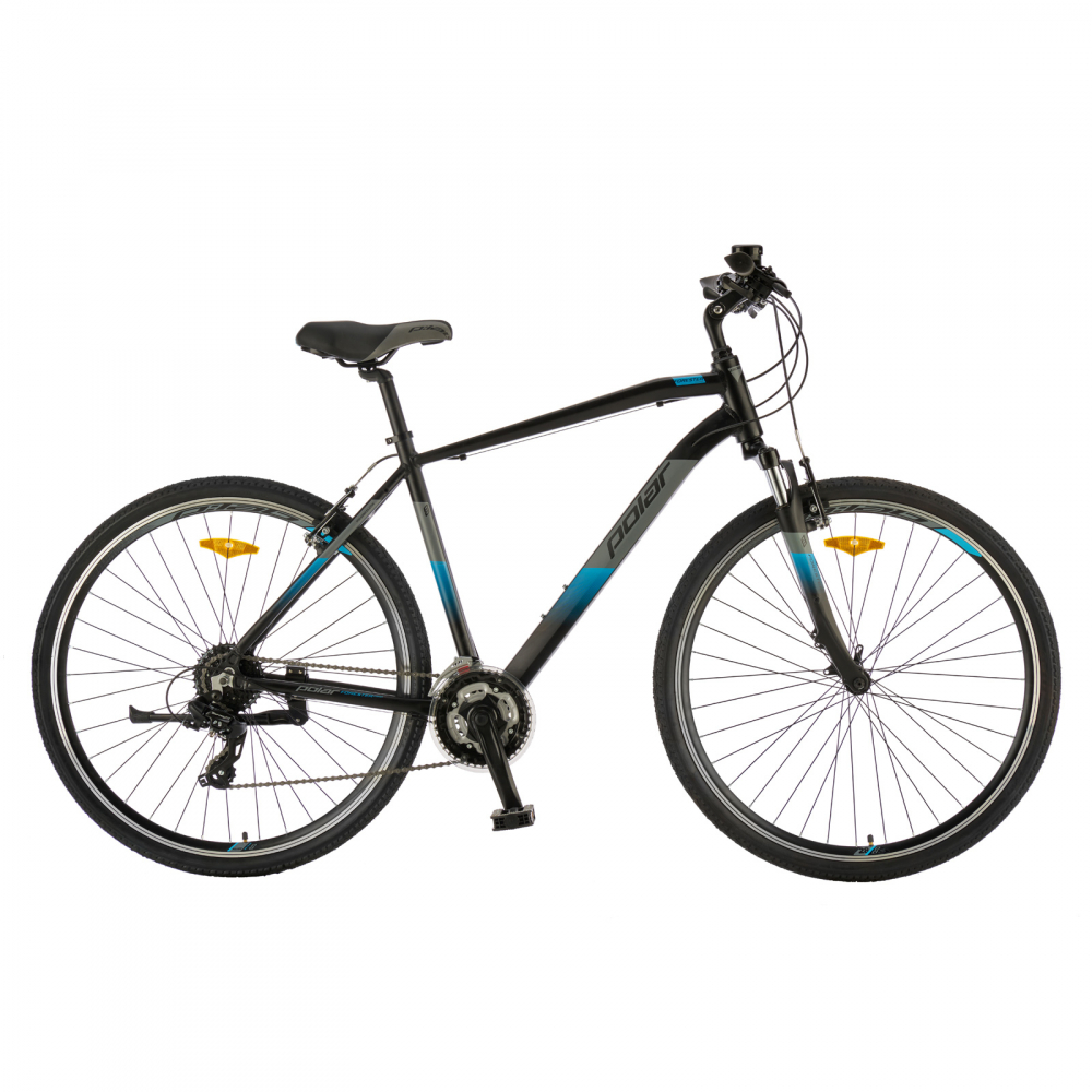 Bicicleta Trekking Polar Forester Comp - 28 inch, S-M, Negru-Albastru [1]