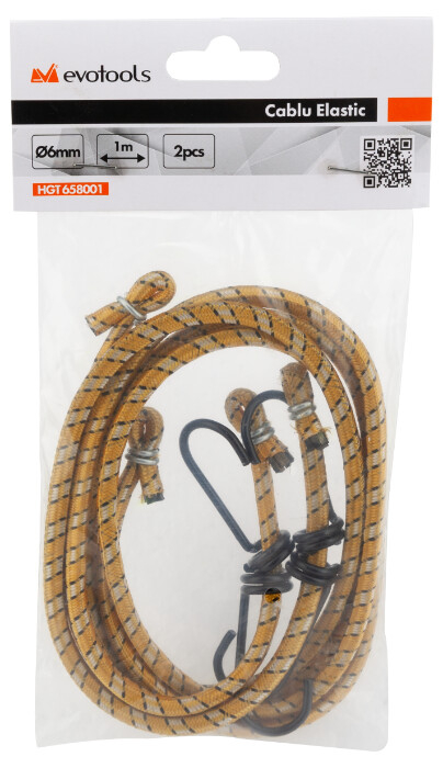 Cablu Elastic 2 pcs - Diametru cablu 6 mm Lungime cablu 1 m [2]