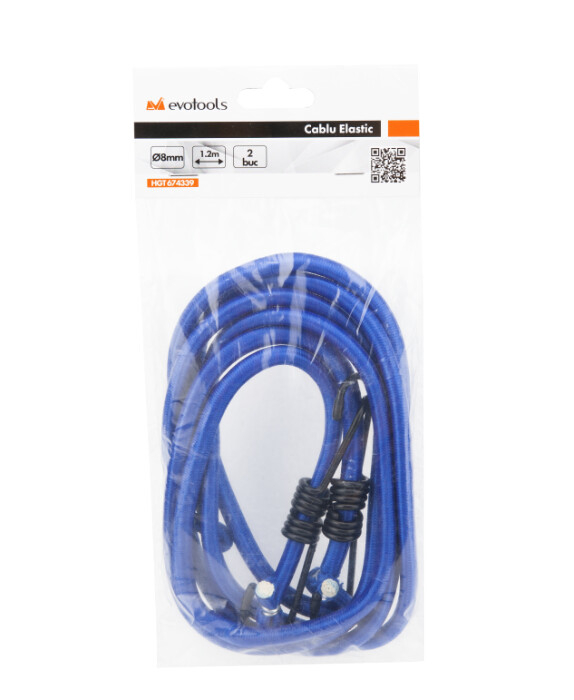Cablu Elastic ETP (2buc) - Diametru cablu 8 mm Lungime cablu 1.2 m [2]