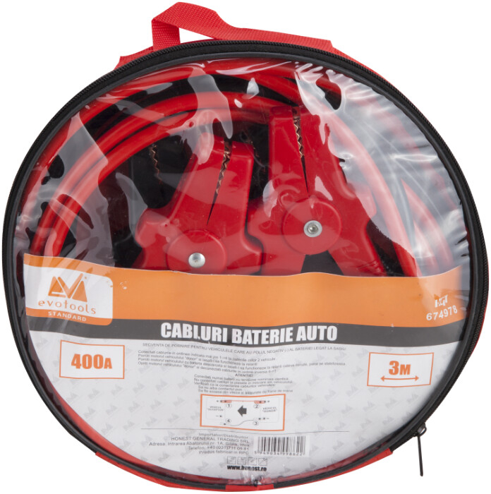 Cabluri Baterie Auto ETS - Lungime cabluri 3 m Intensitate 400 a [2]
