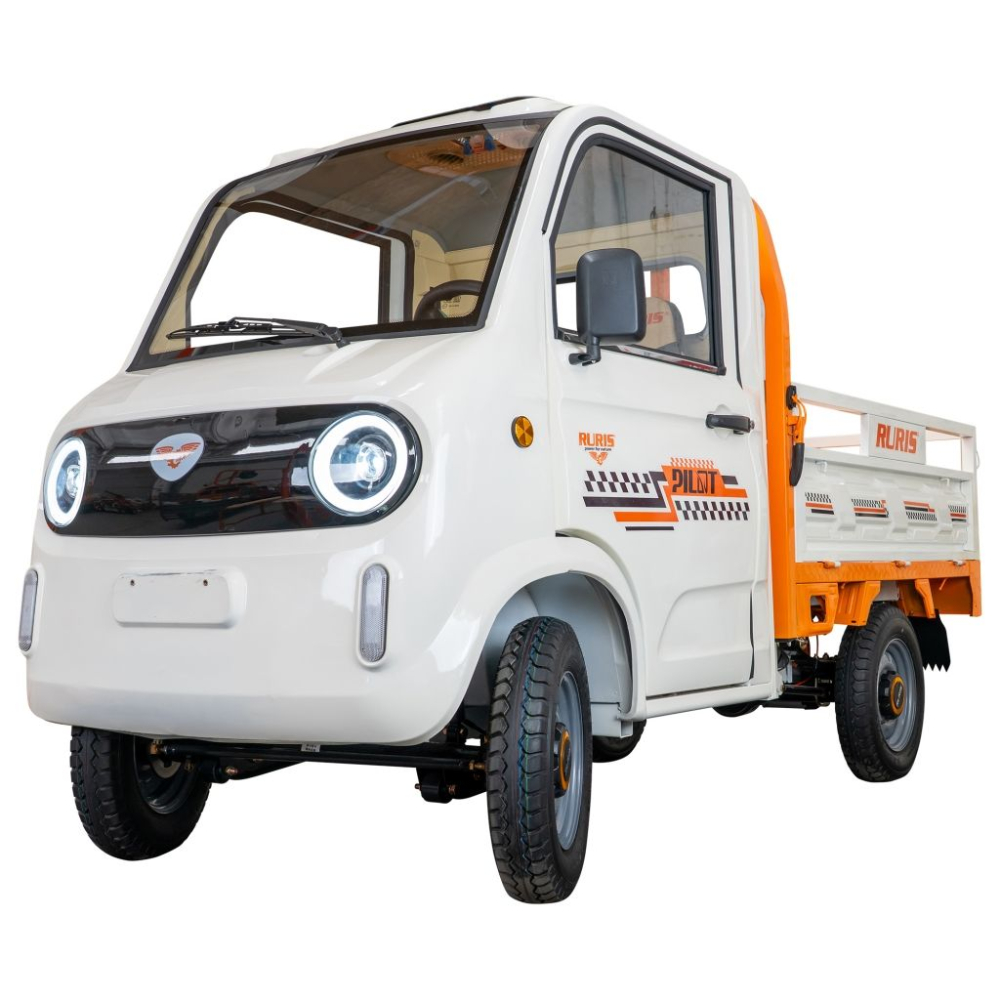 Camioneta/Masinuta/Triciclu/Cvadriciclu RURIS Pilot 5000, putere maximală: 4900 W, Autonomie:130 km, viteza maxima: 25 km/h [2]
