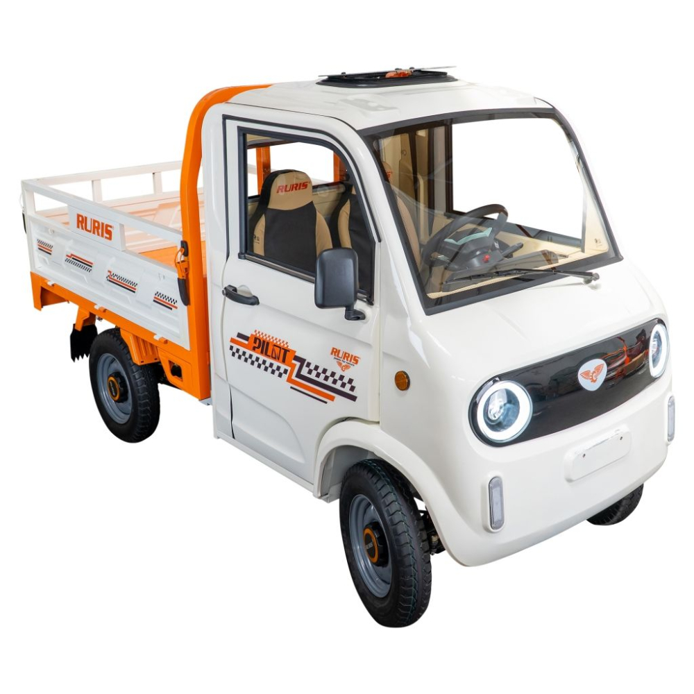 Camioneta/Masinuta/Triciclu/Cvadriciclu RURIS Pilot 5000, putere maximală: 4900 W, Autonomie:130 km, viteza maxima: 25 km/h [5]
