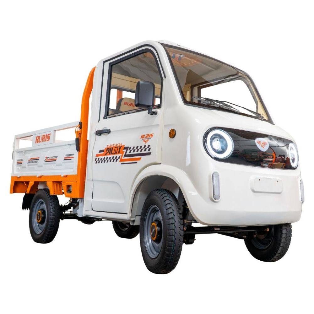 Camioneta/Masinuta/Triciclu/Cvadriciclu RURIS Pilot 5000, putere maximală: 4900 W, Autonomie:130 km, viteza maxima: 25 km/h [6]