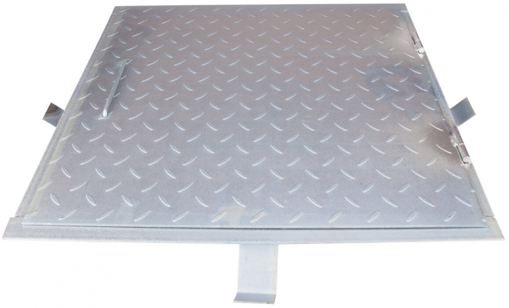 Capac Camin 1047 - Lungime 750 mm Latime 750 mm Culoare Zincat [2]
