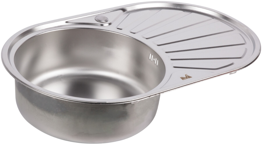 Chiuveta Inox Rotunda cu Picurator pentru Blat XL-836 - Dimensiuni chiuveta 760x460x170 mm [2]