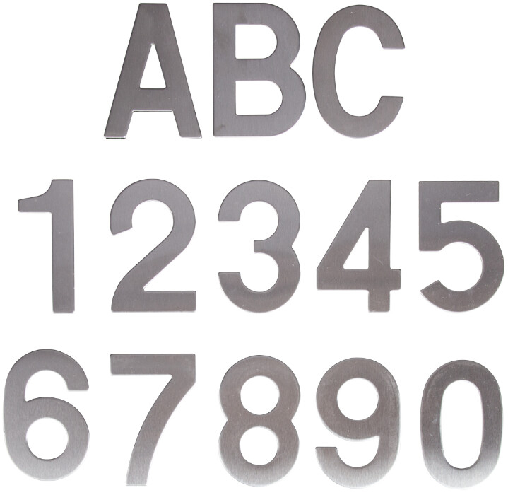 Cifra Inox Autoadeziva H95 mm [5]