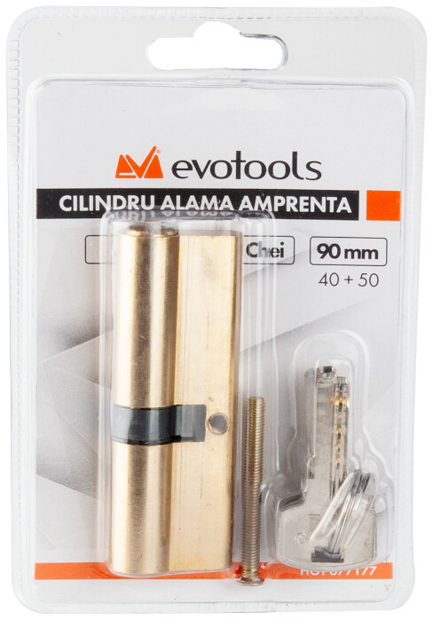 Cilindru Alama Amprenta EvoTools - Culoare Nichel Periat Tip Descentrat [2]