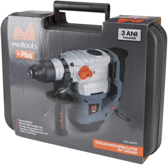 Ciocan Rotopercutor RH 1500AD EPTO PLUS - Putere ciocan 1500 W [2]
