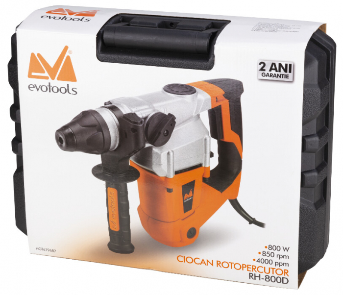 Ciocan Rotopercutor RH 800D EPTO - Putere ciocan 800 W [2]