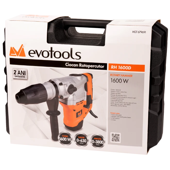 Ciocan Rotopercutor SDS-MAX RH1600D EvoTools [9]