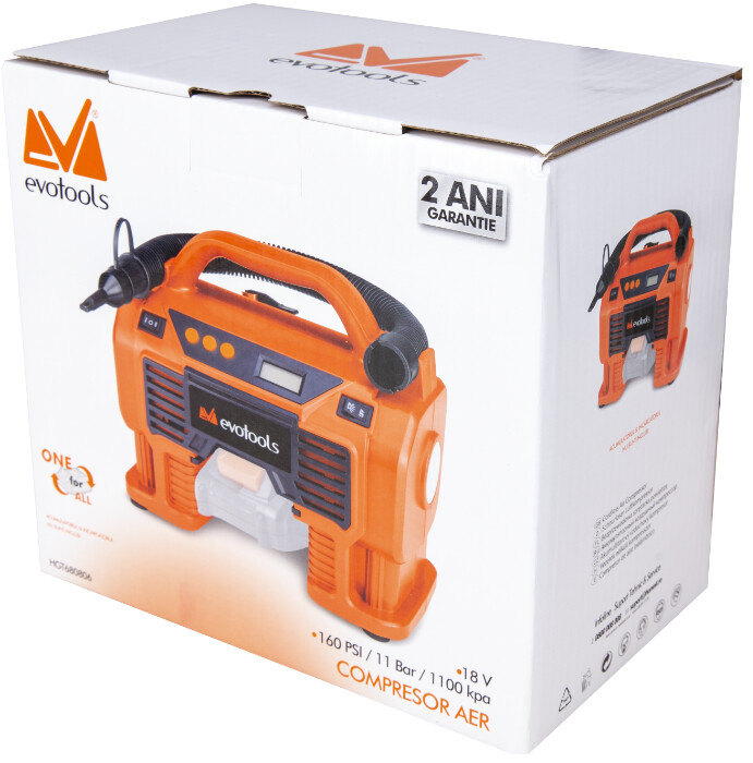 Compresor Aer fara Acumulator si Incarcator MAX 20V ONE EvoTools [2]