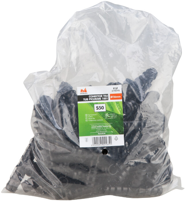 Conector Teu pentru Tub Picurare 1001 - Diametru 16 mm - 1 S20 [2]