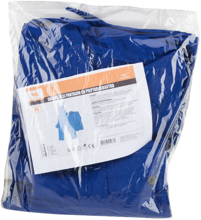 Costum Haina si Pantalon cu Pieptar Albastru [7]