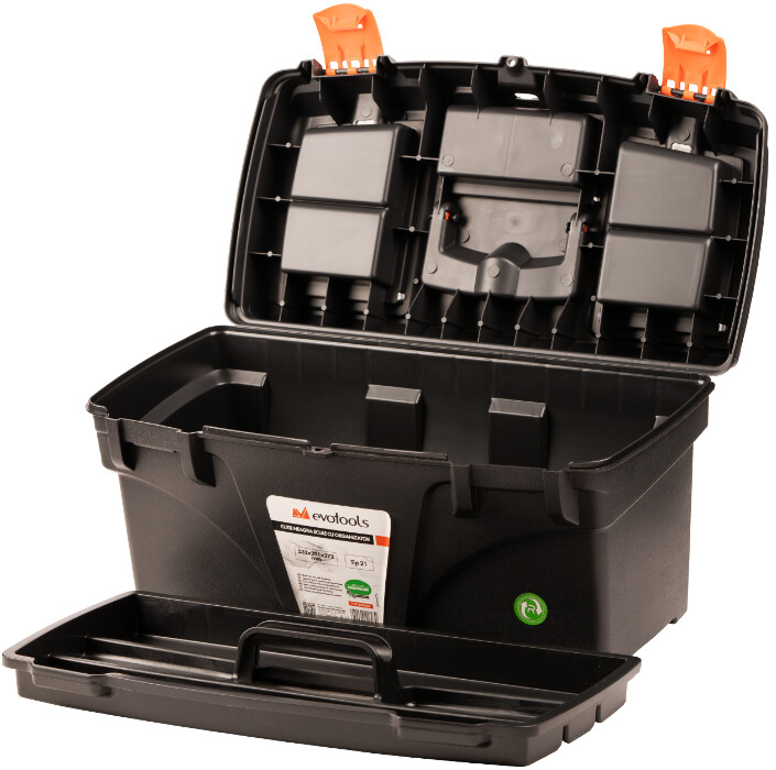Cutie Neagra Scule cu Organizator Evotools [4]