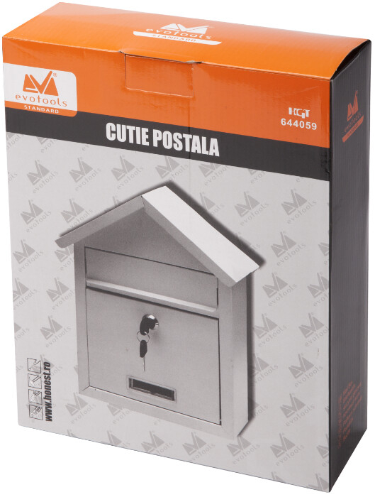 Cutie Postala Casuta - Lungime cutie 230 mm Inaltime cutie 301 mm Latime cutie 80 mm [2]