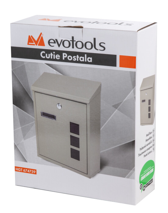 Cutie Postala cu Capac - Lungime 260 mm Latime 100 mm Inaltime 335 mm [4]