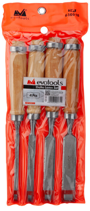 Dalta Lemn cu Maner Lemn (SET) [6]