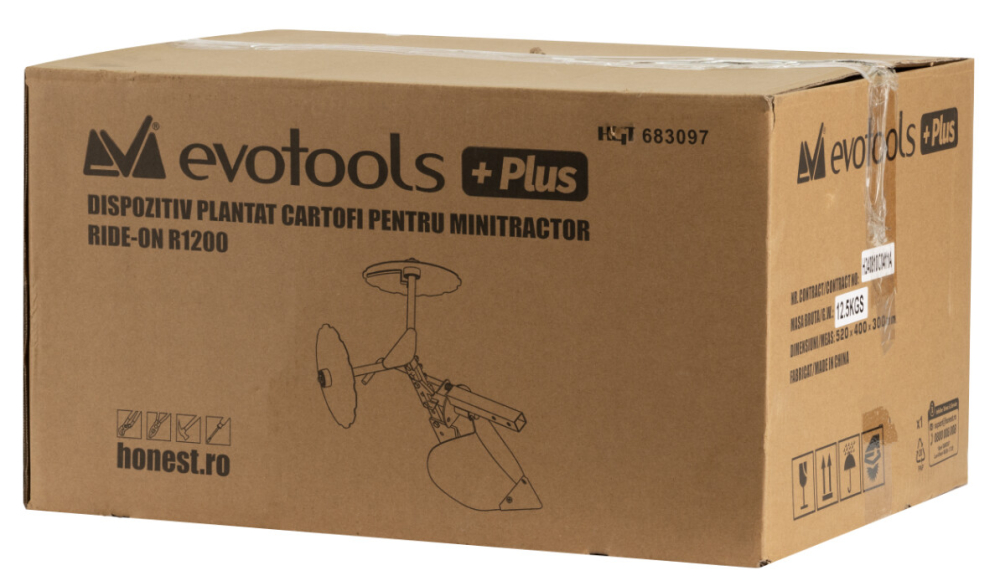 Dispozitiv Plantat Cartofi pentru Minitractor Ride-On R1200 EvoTools +Plus [2]