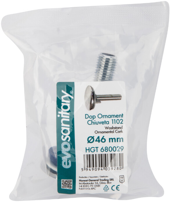 Dop Ornament pt Chiuveta 1102 - Diametru exterior dop 46 mm [2]