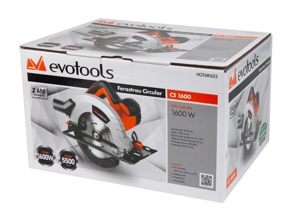 Ferastrau Circular CS1600 EvoTools [2]