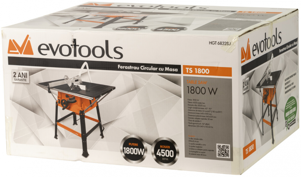 Ferastrau Circular cu Masa TS 1800 Evotools [2]