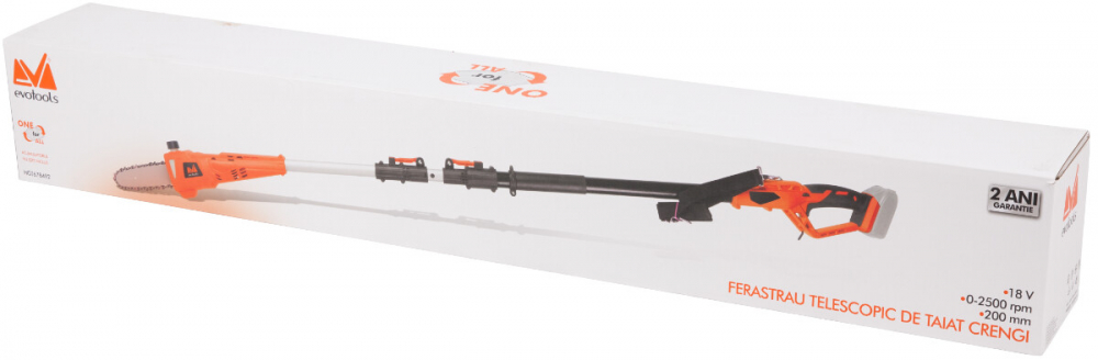 Ferastrau Telescopic de Taiat Crengi fara Acumulator si Incarcator ONE EPTO - Tensiune acumulator 18V V [2]