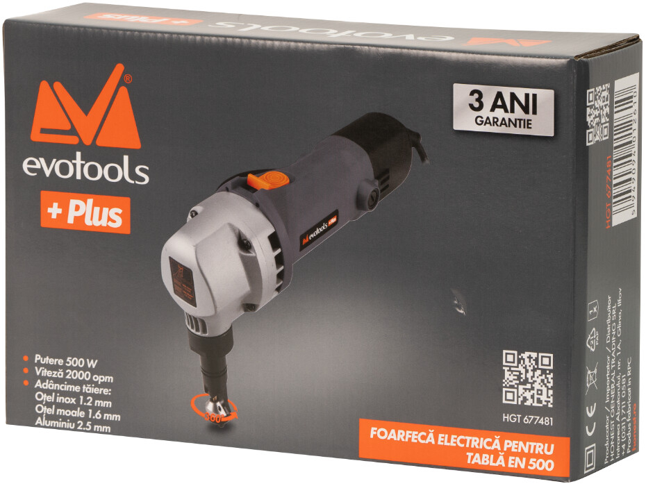 Foarfeca Electrica pentru Tabla EN 500 EPTO - Putere foarfeca 500 W [2]