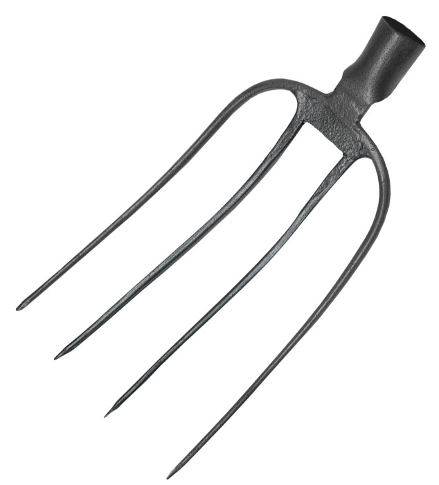 Furca Forjata Gri Carbon - Latime 8 inch [2]