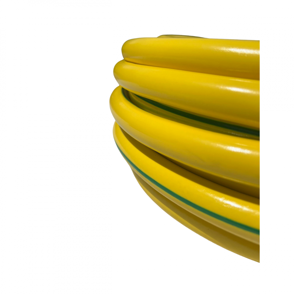 Furtun de gradina profesional galben cu insertie, anti-alge, rezistent la inghet, 1/2" + 5 accesorii incluse [3]