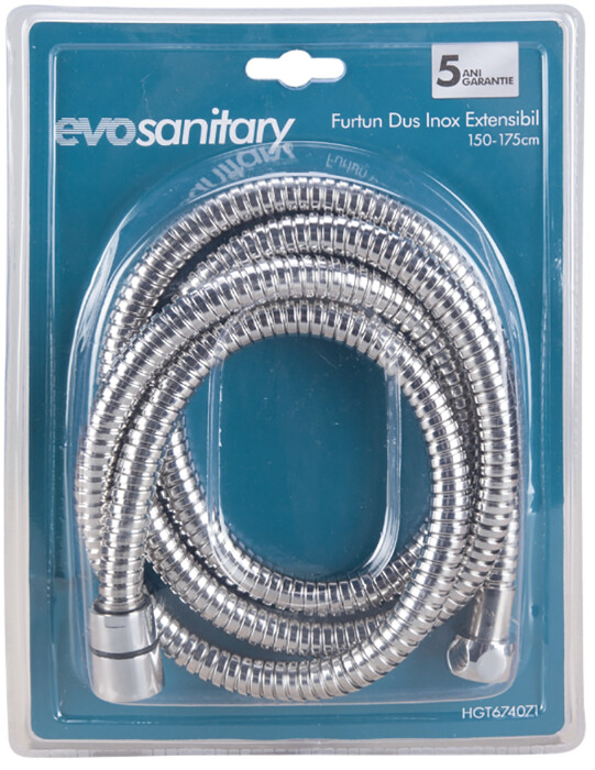 Furtun Dus Inox Extensibil - Lungime furtun 1.75-2.3 m [2]