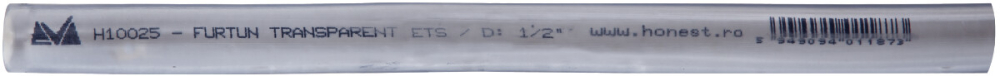 Furtun Transparent ETS ( neted sau striat ) - Tip Neted Diametru 1 inch Lungime 50 m [9]