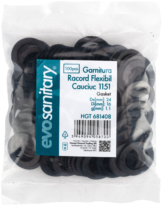 Garnitura Racord Flexibil Cauciuc 1151 - 10 Buc [2]